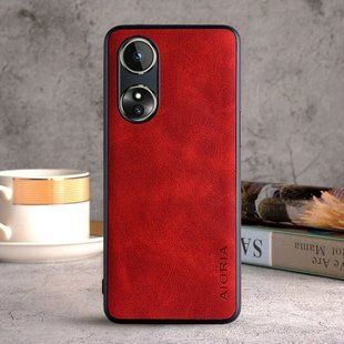 Кожаный чехол AIORIA Vintage для Oppo A60 red