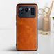 Кожаный чехол AIORIA Vintage для Xiaomi Mi 11 Ultra orange
