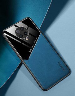 Бізнес чохол бампер GENEROUS для Xiaomi Poco F2 Pro зі скла і штучної шкіри