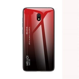 Чохол Xiaomi Redmi 8A Gradient Hello Red Black