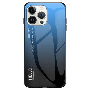Чохол Apple iPhone 14 Pro Max Gradient Hello Blue Black