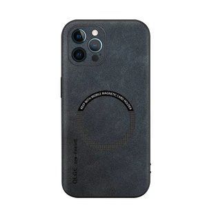 Шкіряний чохол OLGE з MagSafe для Apple iPhone 14 Pro Max Dark gray