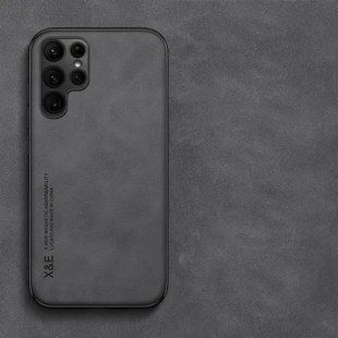 Шкіряний чохол Sheepskin з магнітом для Samsung Galaxy S22 Ultra