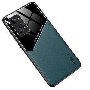 Бізнес чохол бампер GENEROUS для Realme GT2 Pro зі скла і штучної шкіри