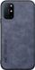 Кожаный чехол Sheepskin с магнитом для OnePlus 8T Blue
