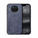 Кожаный чехол Sheepskin с магнитом для Xiaomi Mi 10T Lite Blue