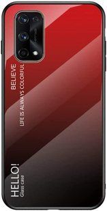 Чехол Realme 7 Pro Gradient Hello Red Black
