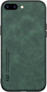 Кожаный чехол Sheepskin с магнитом для Apple iPhone 7 Plus / iPhone 8 Plus Green