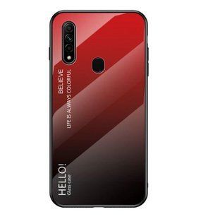Чехол Oppo A8 Gradient Hello Red Black