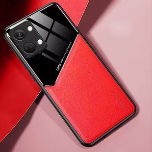 Бізнес чохол бампер GENEROUS для OnePlus Nord 3 зі скла і штучної шкіри