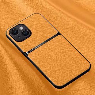 Шкіряний чохол Elegance з магнітом для Apple iPhone 14 Plus Orange