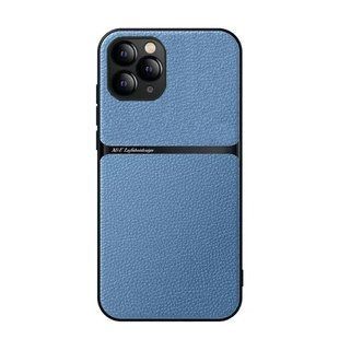Кожаный чехол Elegance с магнитом для Apple iPhone 11 Pro Max Light blue