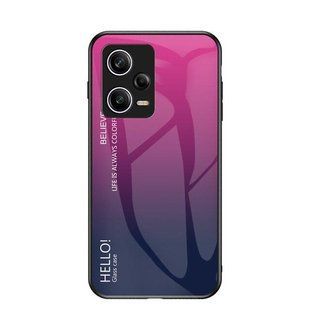 Чохол Xiaomi Redmi Note 12 Pro 5G Gradient Hello Rose Blue