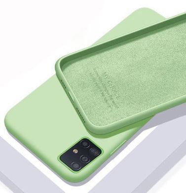 Силиконовый чехол Liquid Silicone Case Samsung Galaxy A71