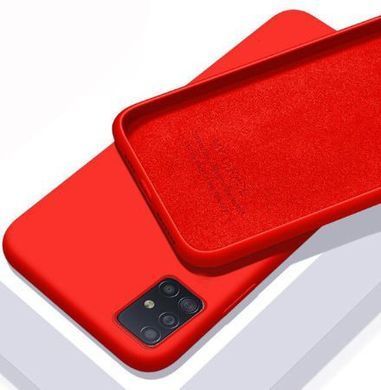 Силиконовый чехол Liquid Silicone Case Samsung Galaxy A71