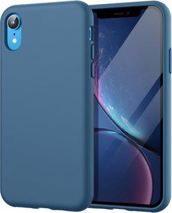 Силіконовий чохол Soft Touch для Apple iPhone XR Dark blue