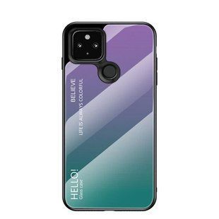 Чохол Google Pixel 5 Gradient Hello Purple Green