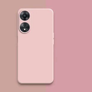 Силиконовый чехол Liquid Silicone Case Oppo A58 5G Pink