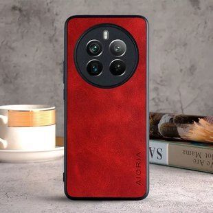 Шкіряний чохол AIORIA Vintage для Realme 12 Plus 5G red