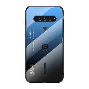 Чехол Xiaomi Black Shark 4 / Black Shark 4 Pro Gradient Hello Blue Black