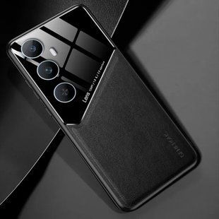 Бізнес чохол бампер GENEROUS для Realme C65 4G зі скла і штучної шкіри