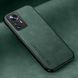 Кожаный чехол Sheepskin с магнитом для Xiaomi 12 Pro Green