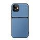 Кожаный чехол Elegance с магнитом для Apple iPhone 12 Light blue