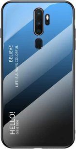 Чехол Oppo A11 Gradient Hello Blue Black