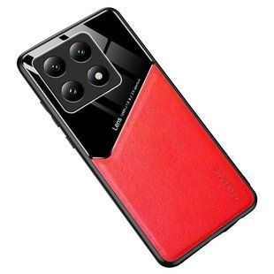Бізнес чохол бампер GENEROUS для Xiaomi 14T зі скла і штучної шкіри