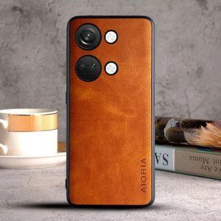 Кожаный чехол AIORIA Vintage для OnePlus Nord 3 orange