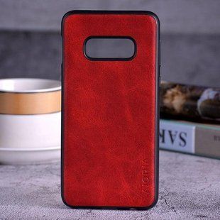 Шкіряний чохол AIORIA Vintage для Samsung Galaxy S10e red
