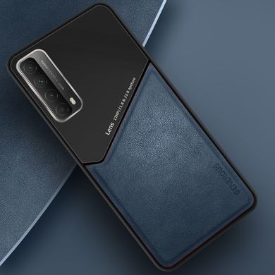 Бізнес чохол бампер GENEROUS для Huawei P Smart 2021 зі скла і штучної шкіри