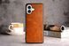 Кожаный чехол AIORIA Vintage для Apple iPhone 17 orange