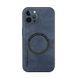 Шкіряний чохол OLGE з MagSafe для Apple iPhone 14 Pro Max Blue