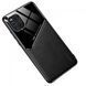 Бізнес чехол бампер GENEROUS для Opppo Find X3 Pro зі скла і штучної шкіри