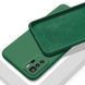 Силиконовый чехол Liquid Silicone Case Xiaomi Poco X3 GT Dark green