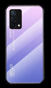 Чехол Oppo A95 4G Gradient Hello Pink Purple