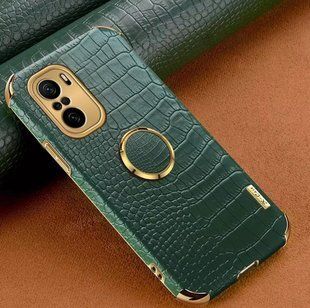 Чохол для Xiaomi Mi 11i / Poco F3 / Redmi K40 / K40 Pro / K40 Pro Plus з тисненням під шкіру крокодила і магнітним утримувачем