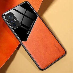 Бізнес чехол бампер GENEROUS для Xiaomi 12 Pro зі скла і штучної шкіри