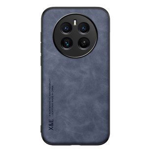 Шкіряний чохол Sheepskin з магнітом для Realme 12 Plus 5G Blue