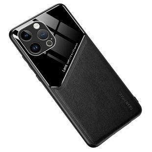 Бізнес чохол бампер GENEROUS для Apple iPhone 16 Pro Max зі скла і штучної шкіри