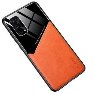 Бізнес чохол бампер GENEROUS для Realme 7 Pro зі скла і штучної шкіри