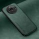 Кожаный чехол Sheepskin с магнитом для Realme 11 Pro Green