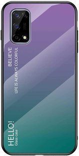Чохол Realme 7 5G Gradient Hello Purple Green