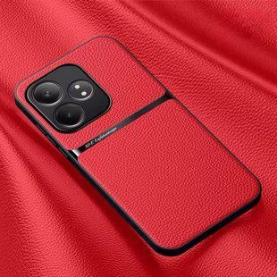 Шкіряний чохол Elegance з магнітом для Realme GT 6T Red