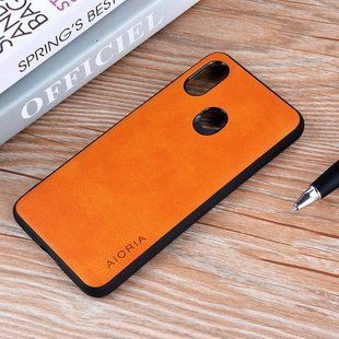Кожаный чехол AIORIA Vintage для Xiaomi Mi 8 orange
