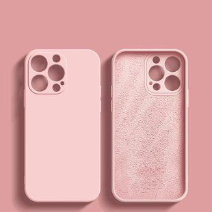 Силиконовый чехол Liquid Silicone Case Apple iPhone 16 Pro Pink
