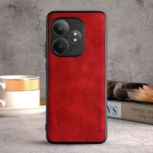 Кожаный чехол AIORIA Vintage для Realme GT Neo 6 SE red