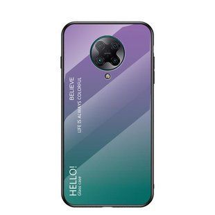 Чохол Xiaomi Poco F2 Pro Gradient Hello Purple Green
