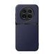 Шкіряний чохол Elegance з магнітом для Realme 12 5G Dark blue